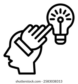 Possible Future events Outlne Icon Element For Design