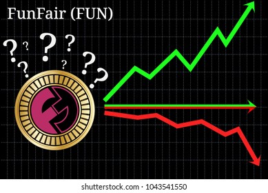 Fun cryptocurrency chart mock start market investing