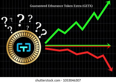 Possible graphs of forecast Guaranteed Ethurance Token Extra (GETX) - up, down or horizontally. Guaranteed Ethurance Token Extra (GETX) chart.