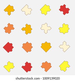 Possible Shapes of Jigsaw Pieces