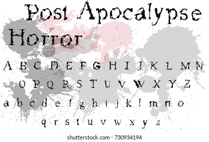 Post Apocalypse Font - Horror Font