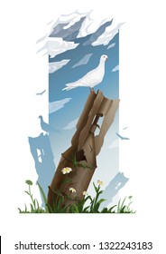 post apocalyptic illustration