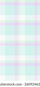 Post background fabric texture, fibrous check tartan plaid. Shape vector seamless pattern textile in light and white colors palette.