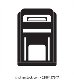 post box icon logo vector design
