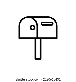 Post box icon vector design template