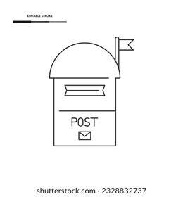 Post Box Icon Vector Design.