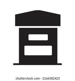 post box illustration, letter. vector design suitable for use in websites and apps.