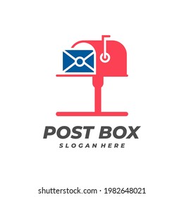 Post Box logo vector template, Creative Post Box logo design concepts