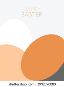 Una postal, banner, fondo de pantalla, plantilla, fondo y mucho más para el diseño vectorial de los días de Pascua.