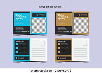 Post card Business Template Design