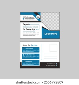  Post Card Design for Expert Medical Care