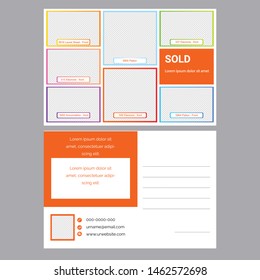 Post Card Design, Postcard Design for Opening invitation Bundle, Post Card