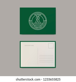 Modelación de la plantilla de diseño de tarjetas postales