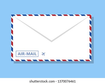 Post Card Envelope mail Icon Vector Illustration