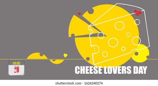 Post Card For Event January Day Cheese Lovers Day