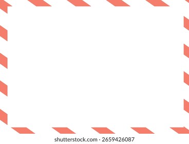 Post card frame vector design