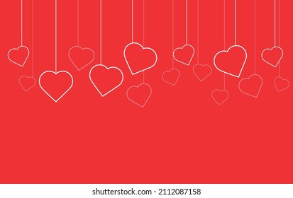 Post card. Valentine's Day. Vector illustration