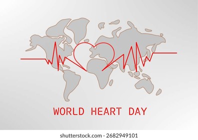 Post diseño para el Día Mundial del Corazón  