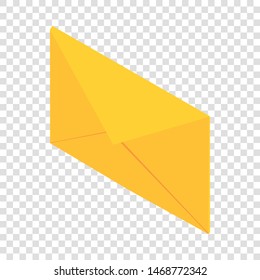 Post envelope icon. Isometric illustration of post envelope vector icon for web