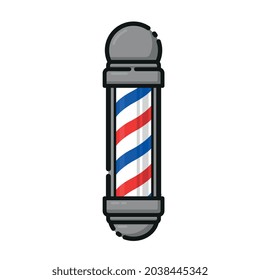 Post for hairdresser in men's barbershop.