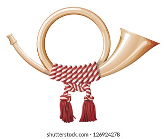 Post horn, symbol of national post service