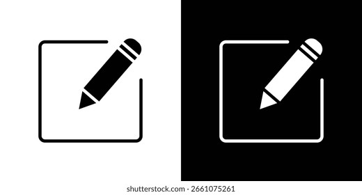 Colección de símbolo de ícono de publicación. Vector plano ilustración de stock.