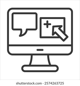 Post Icon Vector Illustration Outline