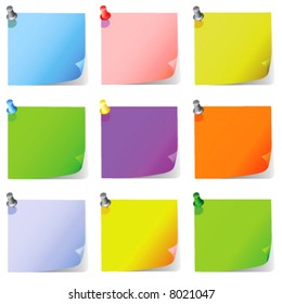 post it, note paper vector