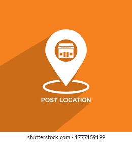 Post Location Icon,business Icon Vector