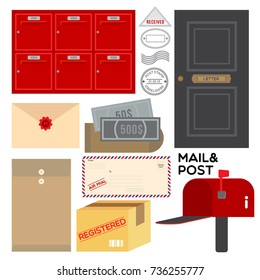 POST & MAIL
Flat icon graphic about post and mail.