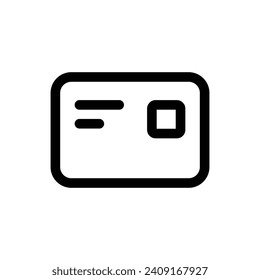 Post Mail icon in trendy outline style isolated on white background. Post Mail silhouette symbol for your website design, logo, app, UI. Vector illustration, EPS10.