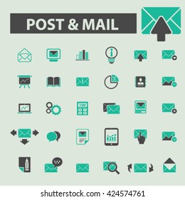 post mail icons
