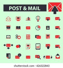 post mail icons
