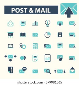 post mail icons
