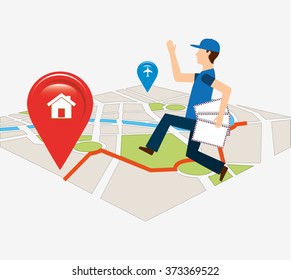 post mail service design 