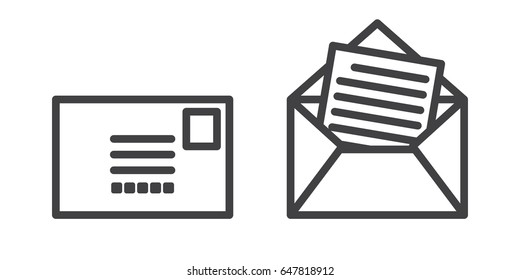 Post mail service Vector illustration