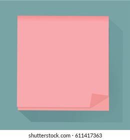 Post memo notepaper icon vector illustration