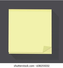 Post memo notepaper icon vector illustration