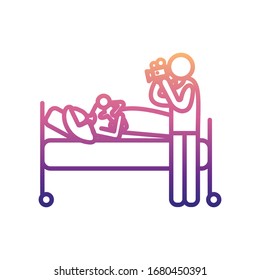 post natal nolan icon. Simple thin line, outline vector of Hospital icons for ui and ux, website or mobile application