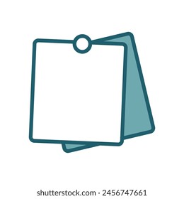 post it notes icon vector design template simple and clean