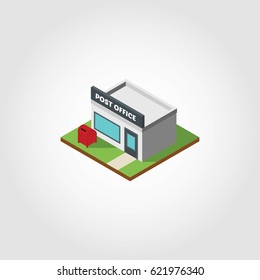Post Office 3D icon design vector