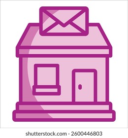 Post Office Icon Element For Design