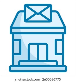 Elemento De Ícone De Post Office Para Design