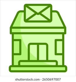 Elemento De Ícone De Post Office Para Design