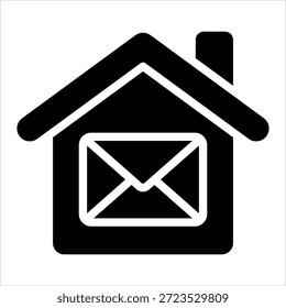 Elemento De Ícone De Post Office Para Design
