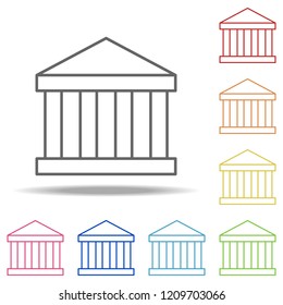 post office icon. Elements of Building Landmarks in multi color style icons. Simple icon for websites, web design, mobile app, info graphics