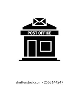 Post office icon Isolated flat vector in outline