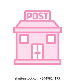 Post Office icon, office, mail, postal, letter, editable vector, pixel perfect, illustrator ai file