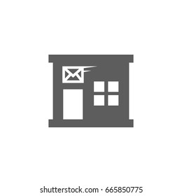Post office icon in trendy flat style isolated on white background. Symbol for your web site design, logo, app, UI. Vector illustration, EPS