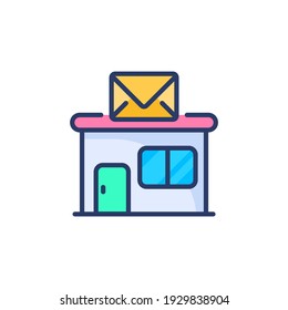 Icono de correo de Office en vector. Logotipo